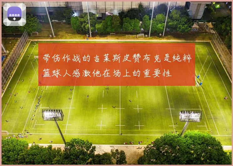 带伤作战的吉莱斯皮赞布克是纯粹篮球人感激他在场上的重要性